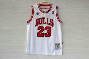 Maillot De Basket All Star 1998 Michael Jordan 23 Engrener Blanc